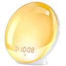 Wake Up Light Alarm Clock with Sunrise/Sunset Simulation, Dual Alarms, Radio, 7 Colour Lights