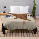 Childe Meme Face Throw Blanket – Warm, Soft, Anti-Pilling Plush Blanket