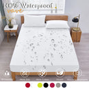 Fitted Bed Sheet with Elastic Band |100% Waterproof Anti-Slip Mattress Protector for Beds