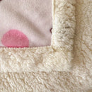 Hello Kitty Plush Reversible Fleece Blanket – Double-Layered Cozy Throw