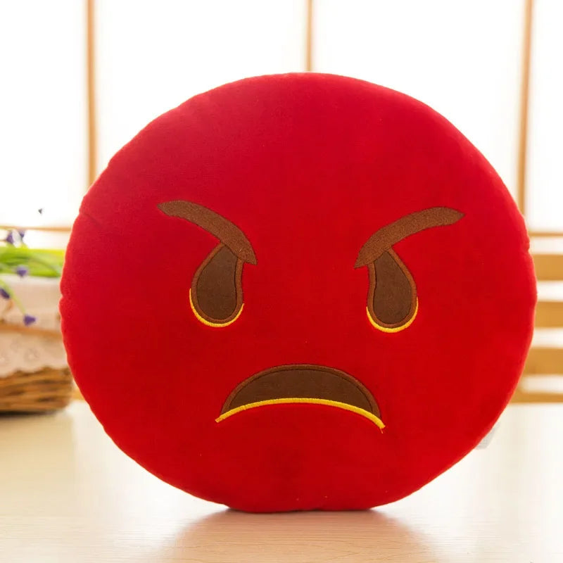 Cute Plush Napping Pillow – Funny Face Emotional Cushion for Kids & Adults-32cm
