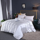 LUXURY SATIN DUVET COVER HIGH DENSITY FABRIC WITH SILKY RAYON FEEL FOR HOME  HOTEL USE FEI ZHI TIAN