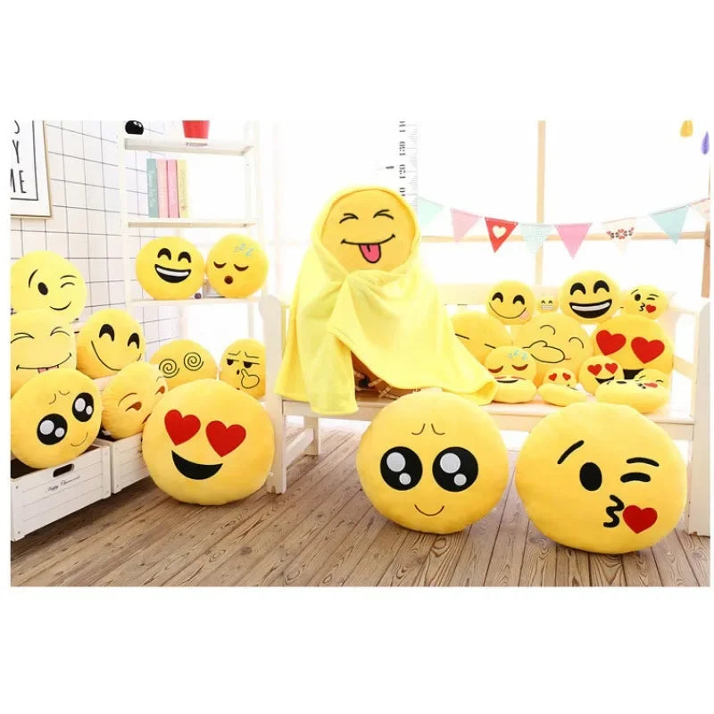 Cute Plush Napping Pillow – Funny Face Emotional Cushion for Kids & Adults-32cm