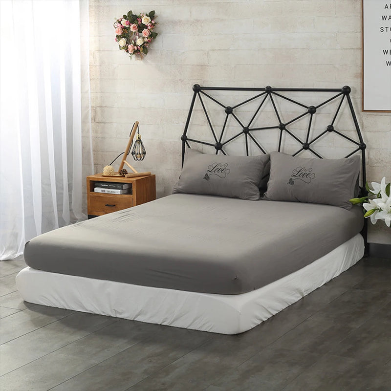 Fitted Bed Sheet with Elastic Band |100% Waterproof Anti-Slip Mattress Protector for Beds