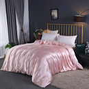 LUXURY SATIN DUVET COVER HIGH DENSITY FABRIC WITH SILKY RAYON FEEL FOR HOME  HOTEL USE FEI ZHI TIAN