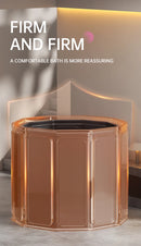 Black Collapsible Ice Bath Tub For Adults – Portable Cold Plunge Therapy Tub