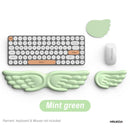 Cloud Keyboard & Mouse Pad with Wrist Rest – Ergonomic Memory Foam Support for Office & Gaming