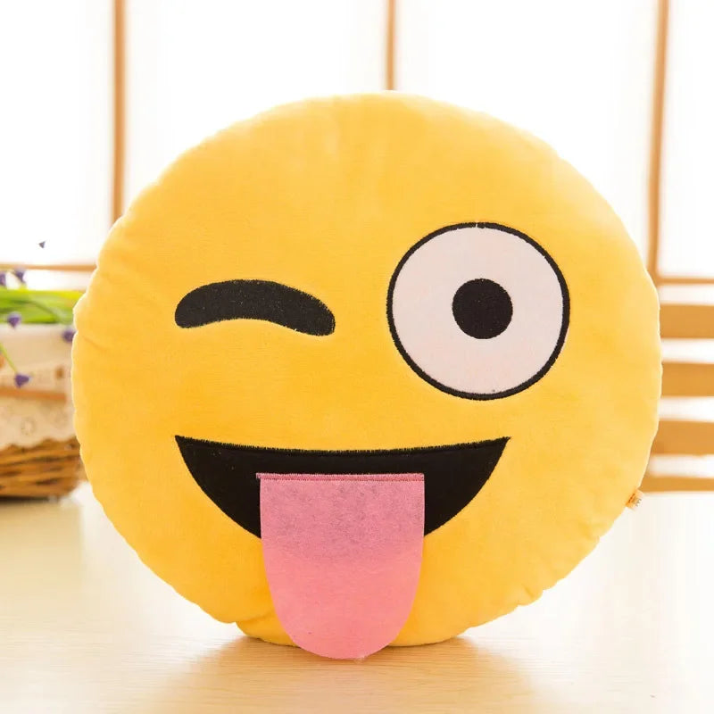 Cute Plush Napping Pillow – Funny Face Emotional Cushion for Kids & Adults-32cm
