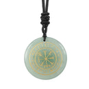 Natural Chakra Rune Pendant – Lapis, Obsidian, Amethyst Reiki Healing Necklace