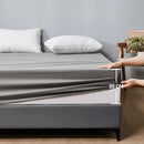 Waterproof Fitted Sheet Mattress Protector – Breathable, Anti-Dust Mite,  Polyester Cotton Bedding