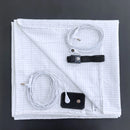 Earthing Bed Sheet with Conductive Silver Fiber – Grounded Antistatic Fabric