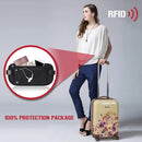 Slim Travel Money Belt with RFID Blocking – Passport Holder for Cash, Credit Cards, and Documents