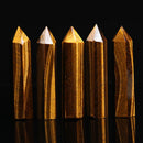 Natural Stone Crystal Point Wand – Rose Quartz, Amethyst, Obsidian & More – Reiki Healing & Home Décor