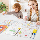 Magical Tracing Workbook for Kids Reusable Handwriting Practice & Drawing Educational Copybook