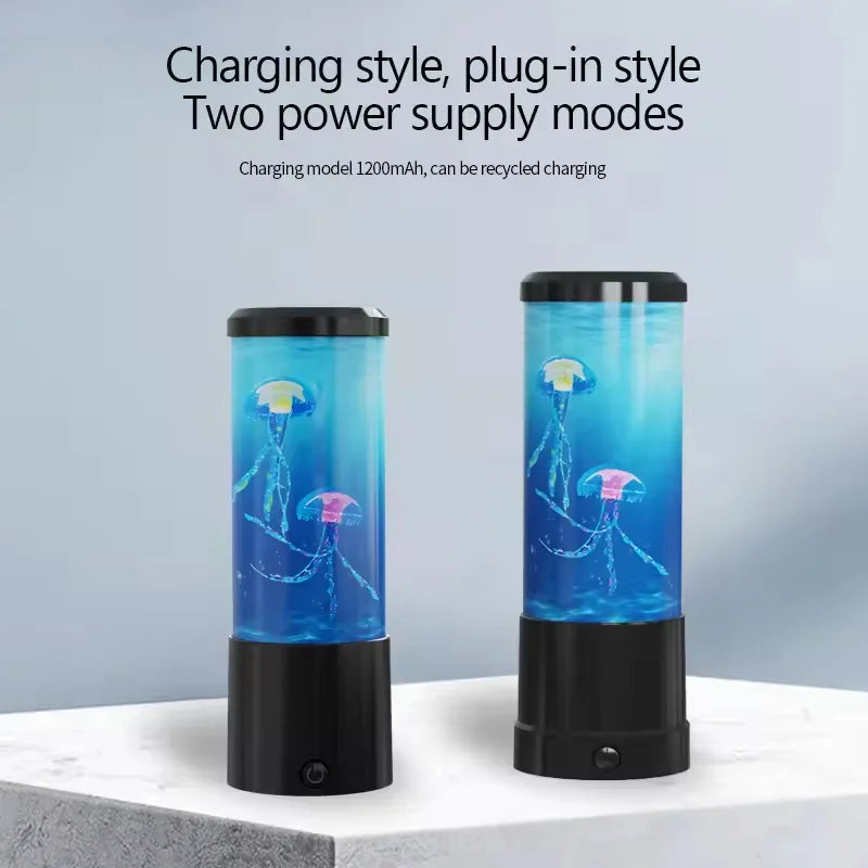 Jellyfish Lamp Color-Changing LED 7 Colors – Mood Aquarium Night Light