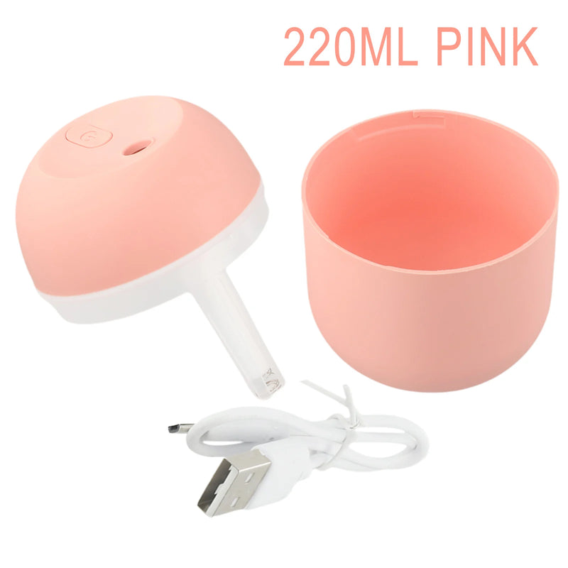 CAR AIR FRESHENER LED HUMIDIFIER DIFFUSER – PORTABLE AROMATHERAPY FOR CARS AND HOMES