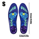 Magnetic Therapy Massage Insoles | Acupressure Orthopedic Inserts for Foot Comfort & Detox