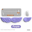 Cloud Keyboard & Mouse Pad with Wrist Rest – Ergonomic Memory Foam Support for Office & Gaming