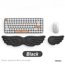 Cloud Keyboard & Mouse Pad with Wrist Rest – Ergonomic Memory Foam Support for Office & Gaming