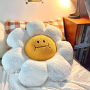 Sunflower sitting cushion – plush decorative pillow for sofa, office, and home décor