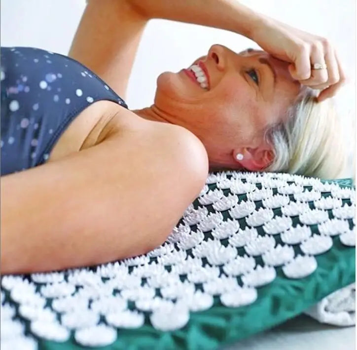 Acupressure Mat,Cushion for Yoga Relieve Stress Pain ,Natural Relief Stress Tension Body Massage