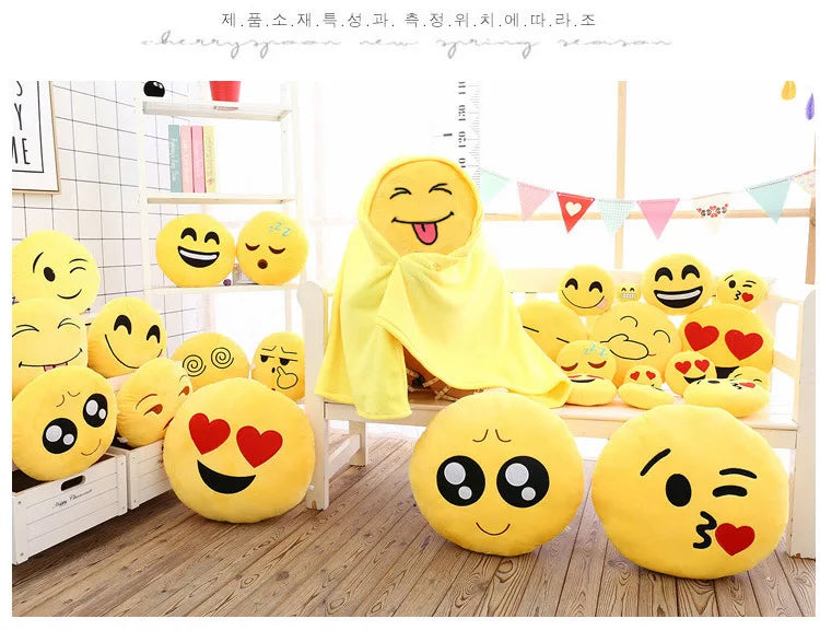 Cute Plush Napping Pillow – Funny Face Emotional Cushion for Kids & Adults-32cm