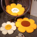 Sunflower sitting cushion – plush decorative pillow for sofa, office, and home décor