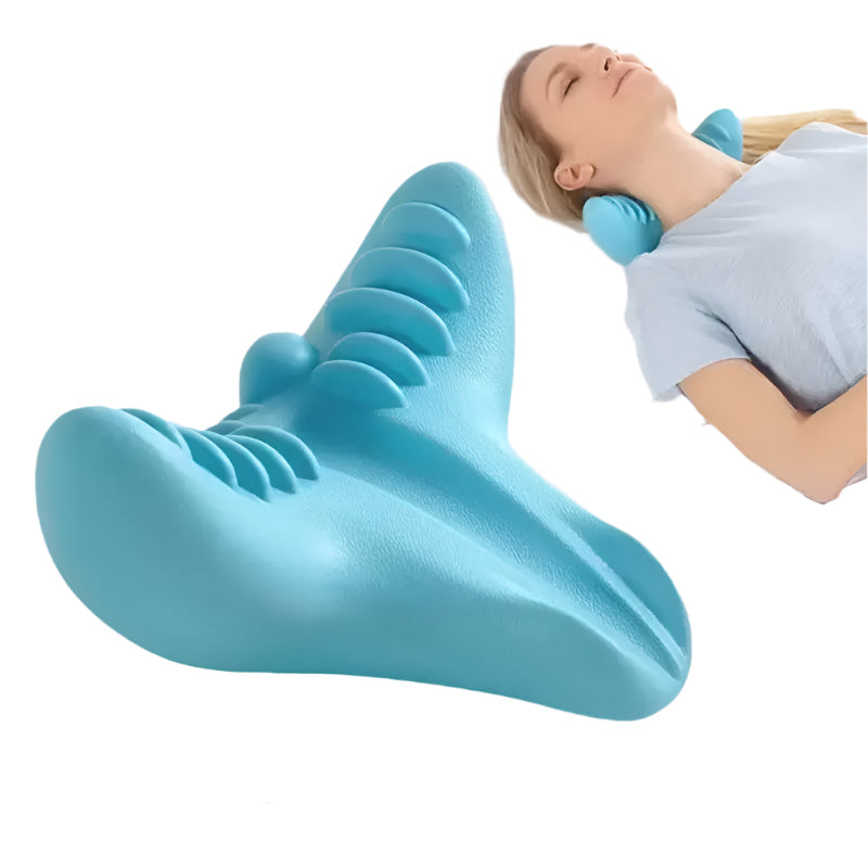 Neck and Shoulder Relaxer – Cervical Traction Device for Pain , Posture Correction & Massage Support