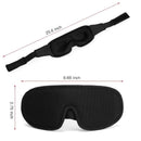 3D Contoured Sleep Mask – Ultra-Soft Padded Eye Cover for Travel