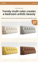 Triangle Headboard Pillow – Plush Long Bed Cushion for Back Support & Bedroom Decor