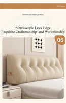 Triangle Headboard Pillow – Plush Long Bed Cushion for Back Support & Bedroom Decor