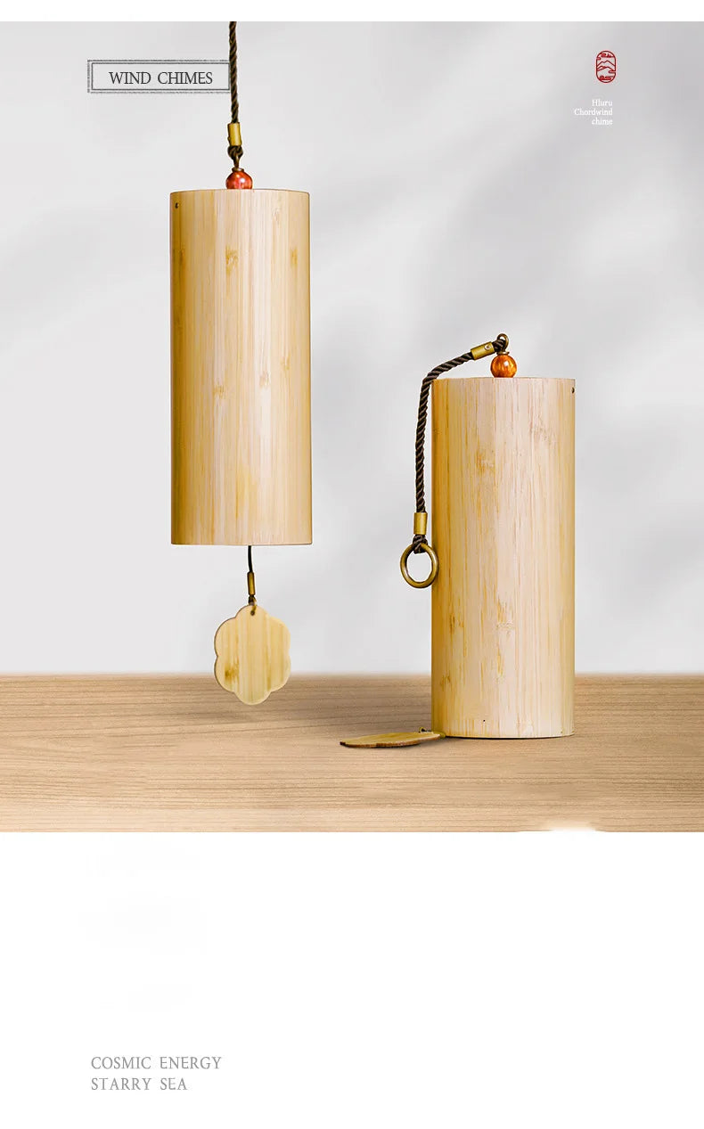 Windbell Bamboo Wind Chime With 8 Tone Rods For Meditation & Garden Decor