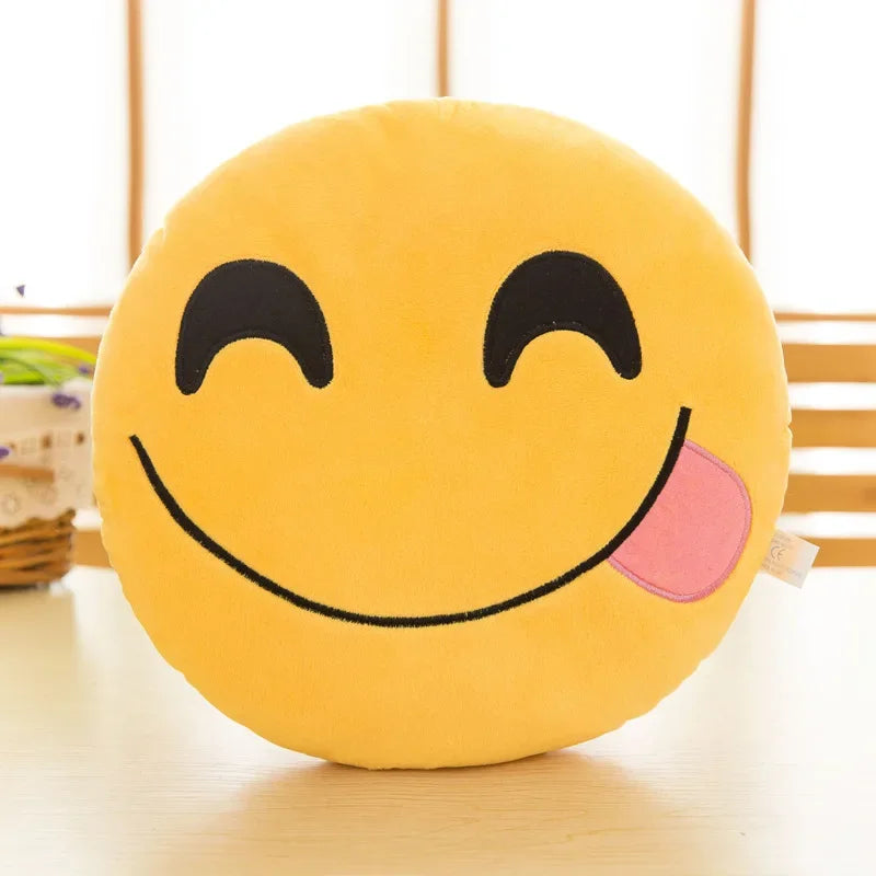 Cute Plush Napping Pillow – Funny Face Emotional Cushion for Kids & Adults-32cm
