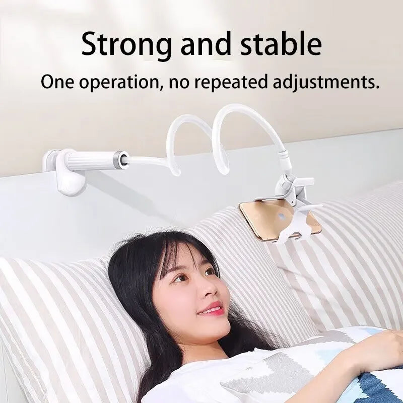 360° Flexible Clip Phone Holder Stand For Bed Or Desk – Universal Lazy Mount