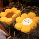 Sunflower sitting cushion – plush decorative pillow for sofa, office, and home décor