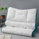 Ergonomic memory foam neck support pillow for side, back and stomach sleepers