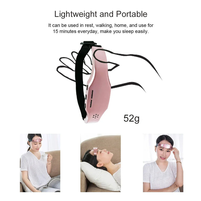 BXA wireless sleep aid head massager for migraine relief, insomnia support and stress therapy