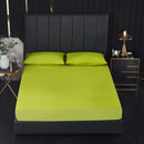 Waterproof Fitted Bed Sheet – Soft, Adjustable Mattress Cover with Elastic Band