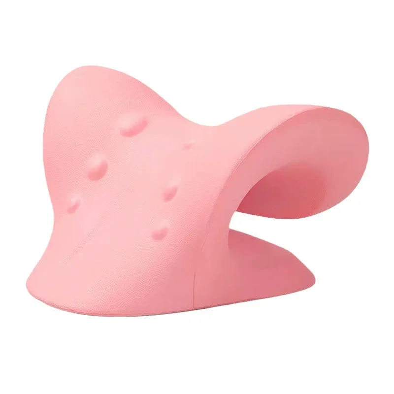 CAMMUO Neck and Shoulder Stretcher Massage Pillow for Cervical Spine Alignment and Pain Relief