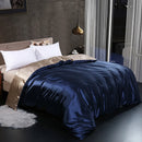 LUXURY SATIN DUVET COVER HIGH DENSITY FABRIC WITH SILKY RAYON FEEL FOR HOME  HOTEL USE FEI ZHI TIAN