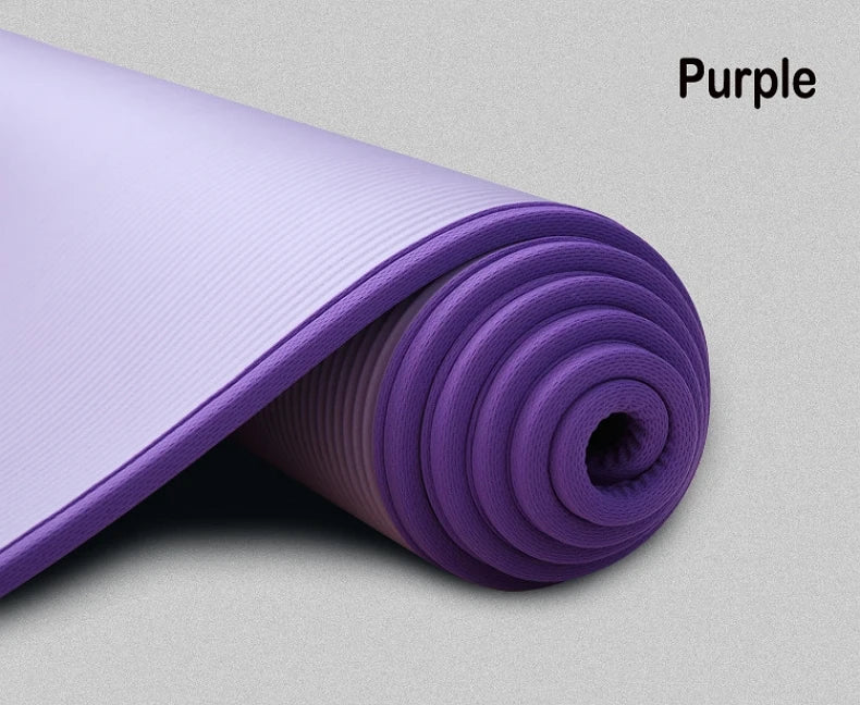 10mm Thick Yoga Acupressure Mat – Anti-Slip Meditation & Gym Massage Pad for Home & Fitness