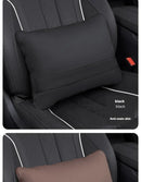 Multifunctional Car Blanket Pillow – Leather Cushion Quilt for Travel and Interior Comfort