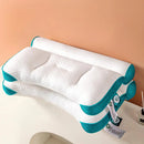 Ergonomic memory foam neck support pillow for side, back and stomach sleepers