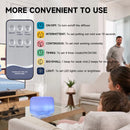500ml essential oil diffuser with ultrasonic humidifier, timer function and colourful LED lighting