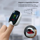 Medical Portable Fingertip Pulse Oximeter – Accurate Finger Oxygen Monitor with TFT Screen
