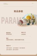Solid Colour Thickened Double-Sided Lamb Fleece and Tafu Fleece Jacquard Blanket for Home and Office