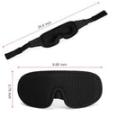 3D Contoured Sleep Mask – Ultra-Soft Padded Eye Cover for Travel
