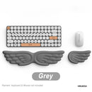 Cloud Keyboard & Mouse Pad with Wrist Rest – Ergonomic Memory Foam Support for Office & Gaming