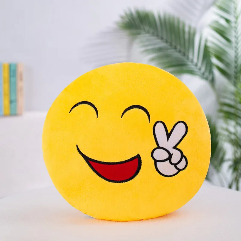 Cute Plush Napping Pillow – Funny Face Emotional Cushion for Kids & Adults-32cm