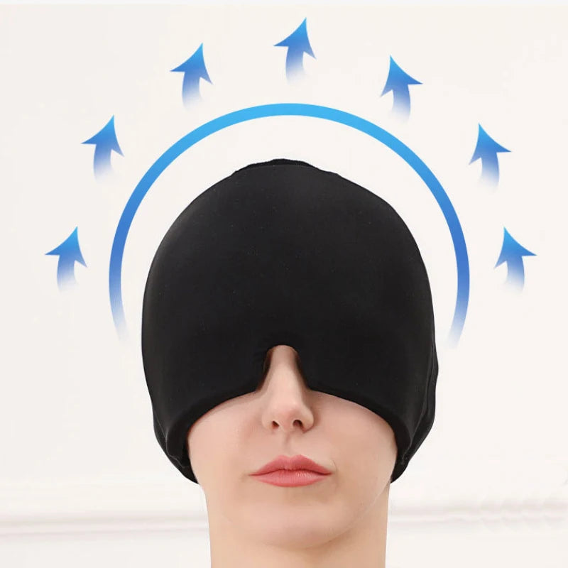 DUTRIEUX Hot and Cold Therapy Head Massager Cap for Migraine and Headache Relief